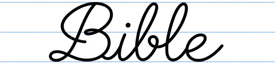 Cursive Handwriting with the Psalms